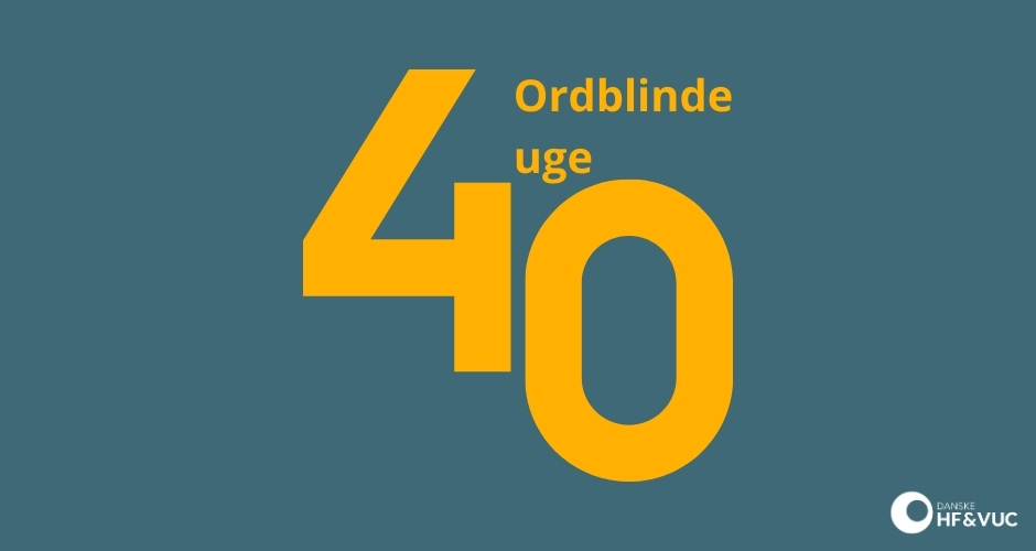 Aktiviteter på VUC i ordblindeugen